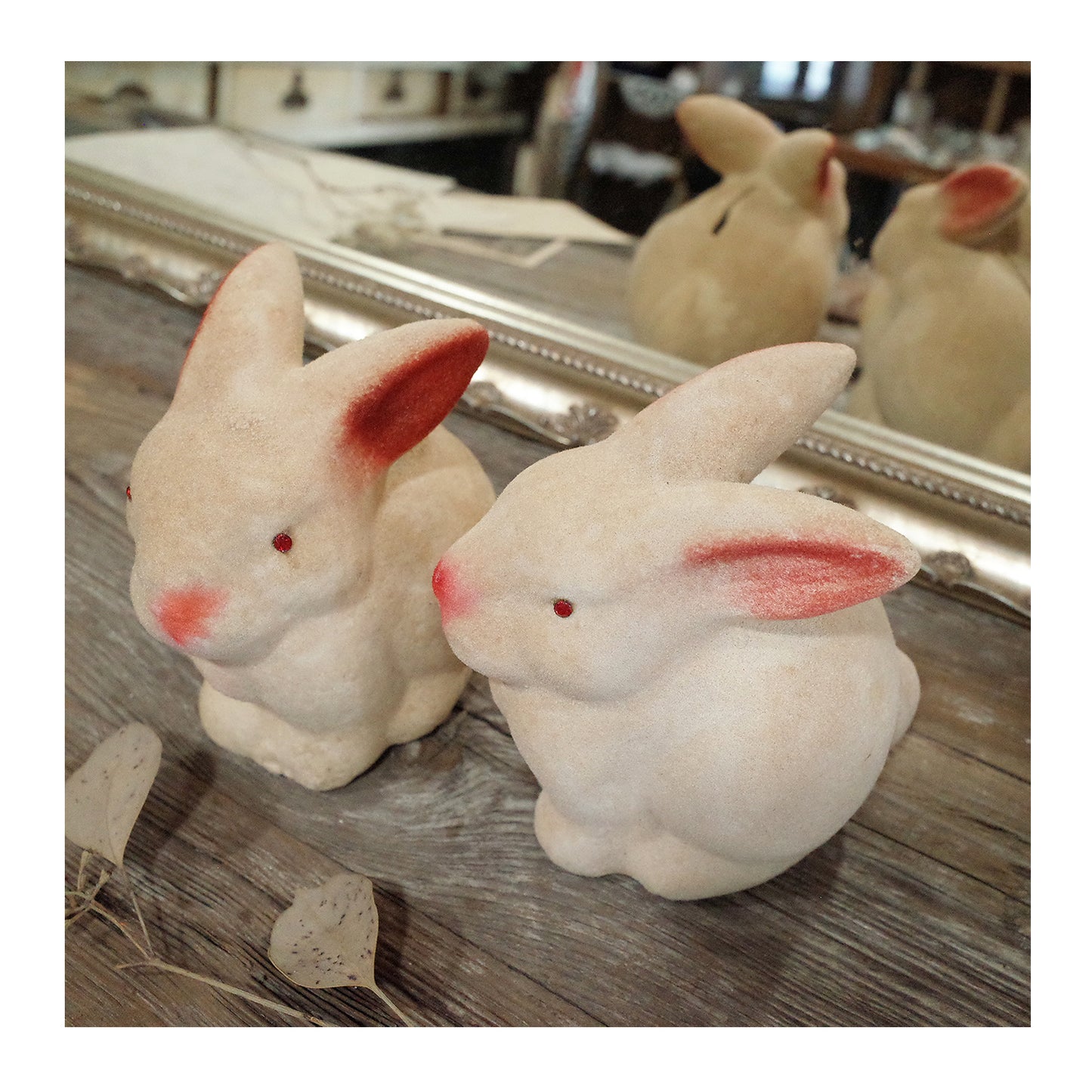 老件.早期植絨陶偶兔子造型.存錢筒.復古擺件#收藏品#生肖兔贈禮推薦