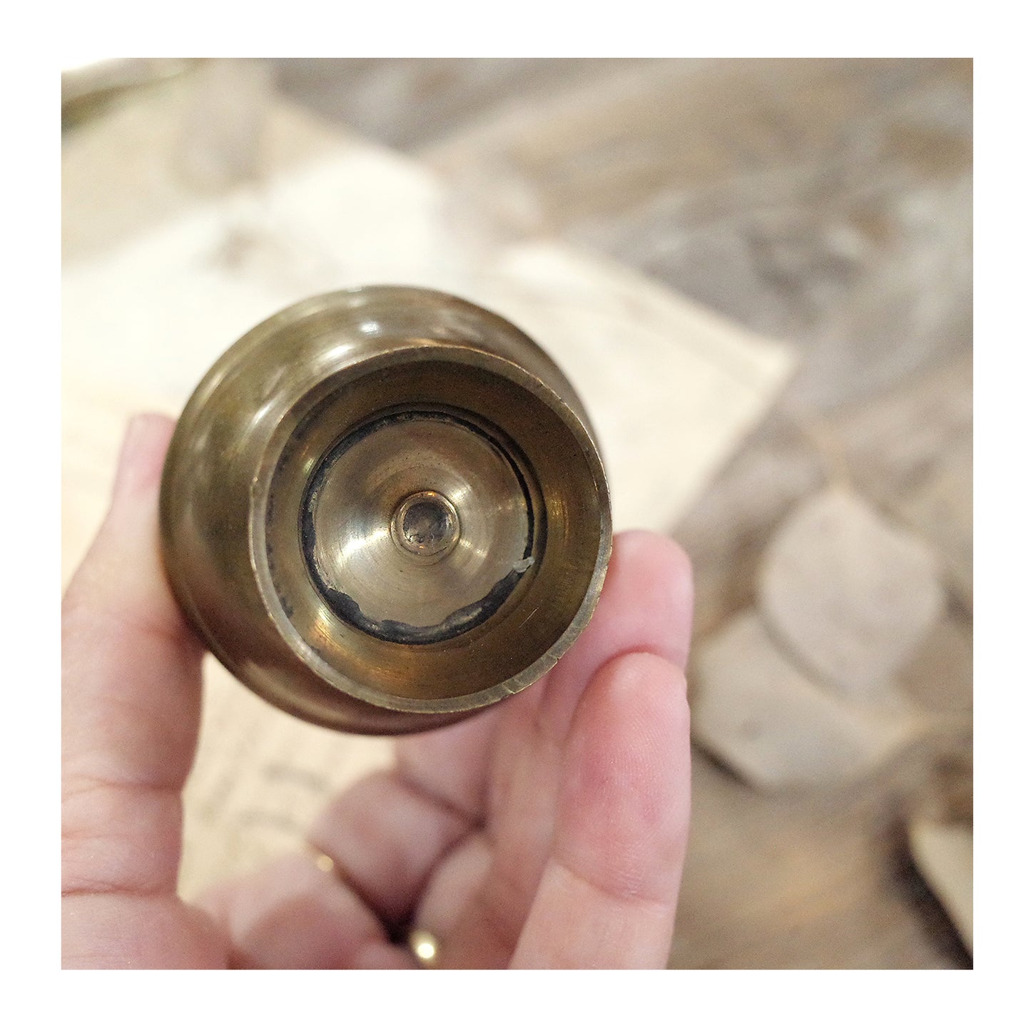 西班牙帶回老件.早期印度手工製黃銅金屬小容器.小收納罐.擺件#收藏品#贈禮品推薦
